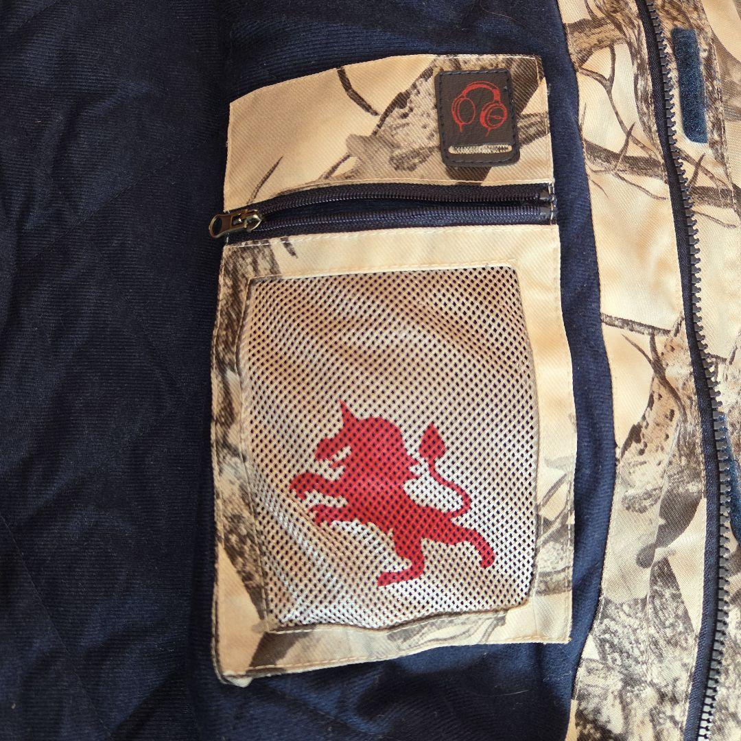 PONTAPES スノボウェア 上下セット XL リアルツリーカモ 迷彩 白 紺