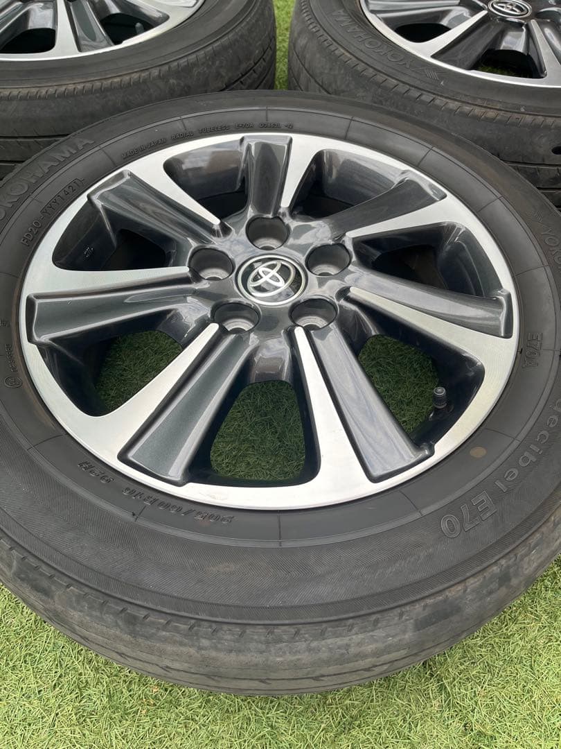 【直接受け渡し限定】80ヴォクシー後期　純正アルミホイール&タイヤ4本セット
