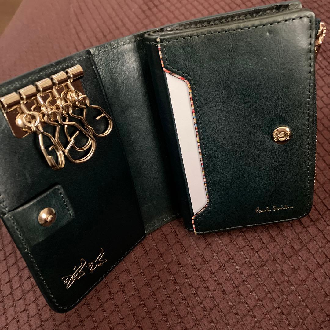 ポールスミス■＆キーケース■ダークグリーン■24200円