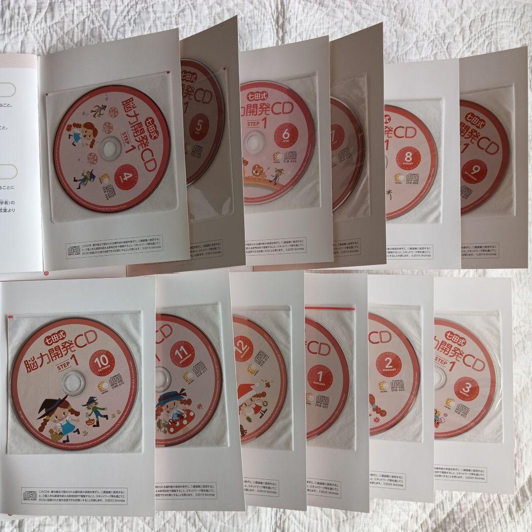 七田式 脳力開発CD STEP 1 全12枚セット