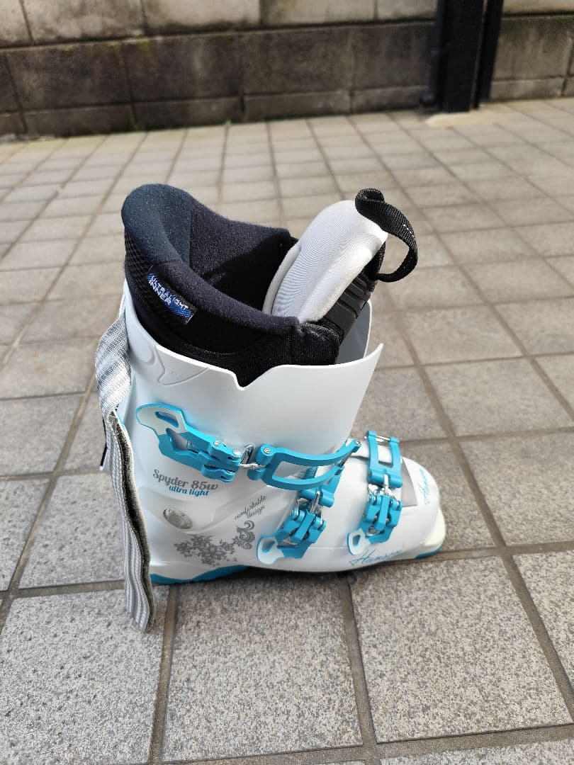 ロシニョール女性用スキー用ブーツ ホワイト/ブルー