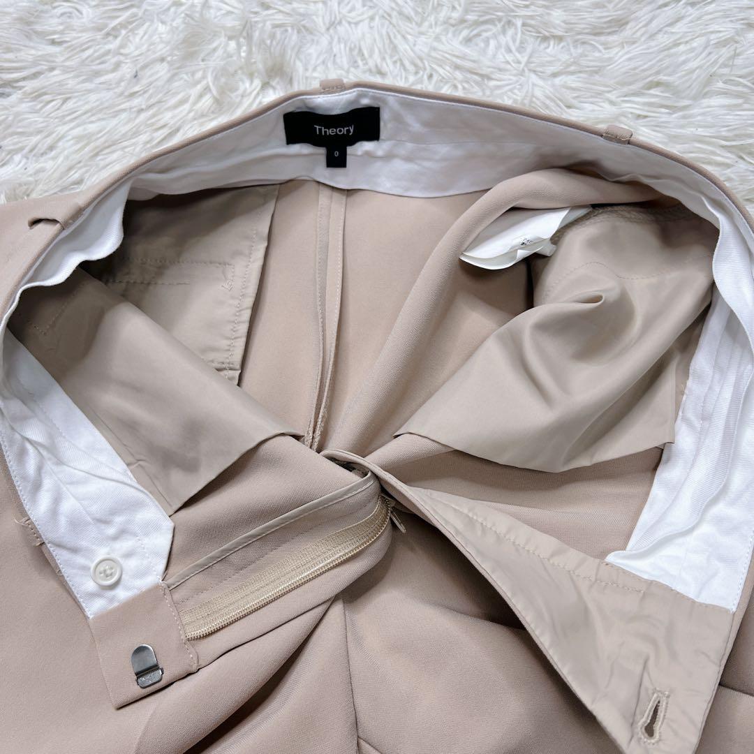 Theory セオリー 20ss パンツスーツ セットアップ ベージュ 0