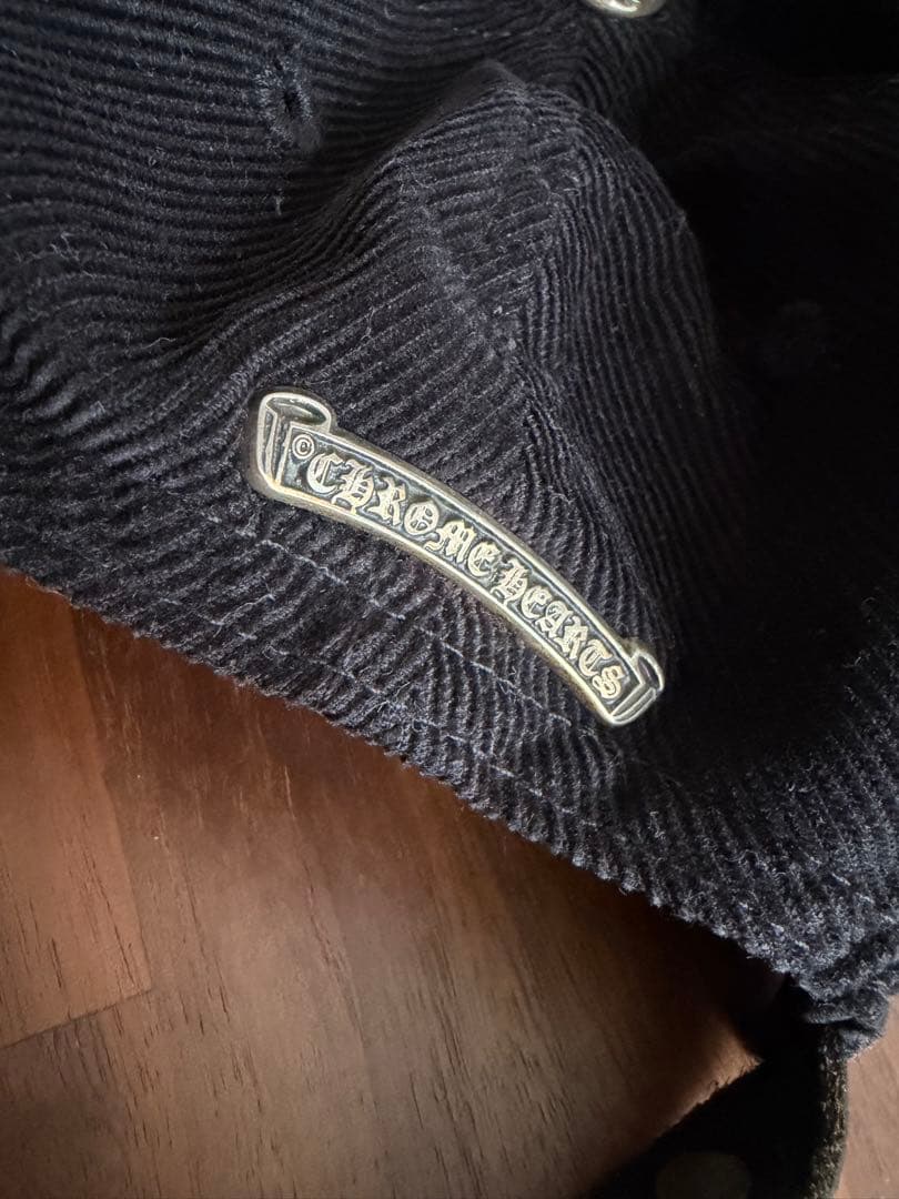 Chrome Hearts TRUCKER CAP ダガー刺繍レザーストラップ