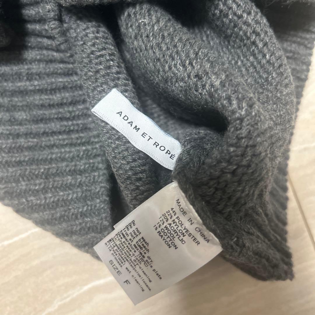 ADAM ET ROPE' ショルダータックニットプルオーバー