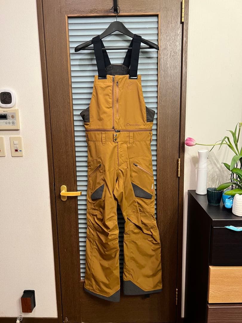 Teton Bros. スノーボードビブパンツ ブラウン
