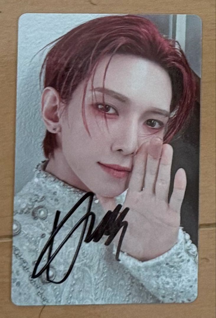 Ateez ヨサン 直筆サイン トレカ