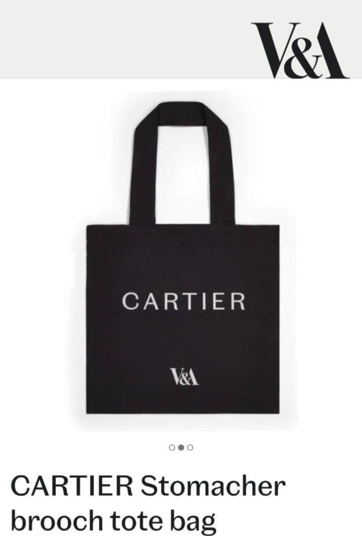【新品✨限定品】V&A博物館 CARTIER カルティエ展 トートバッグ 1