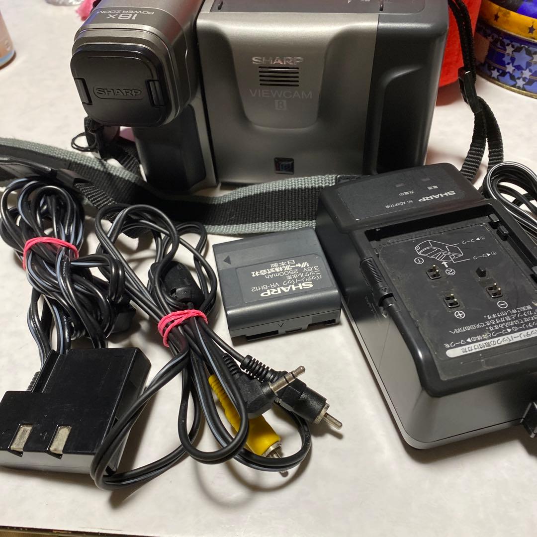 SHARP VIEWCAM Video8 ビデオカメラ VL-EL450 ④