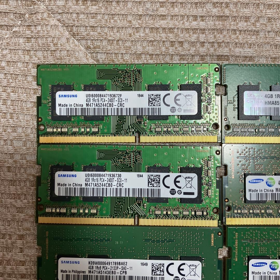 DDR4 4GB 8枚　メモリ