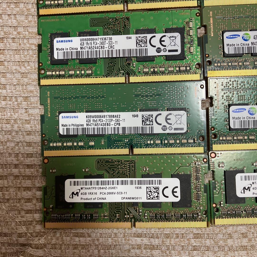 DDR4 4GB 8枚　メモリ