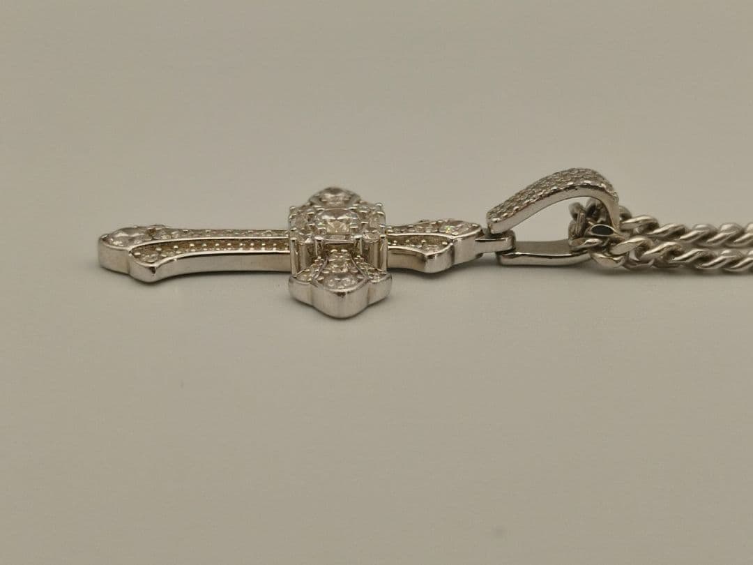 アヴァランチ ネックレス クロス silver925 シルバー925 ジルコニア