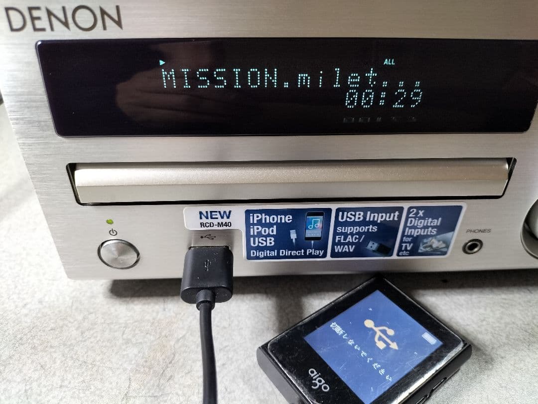 デノン RCD-M 40 新品レンズ