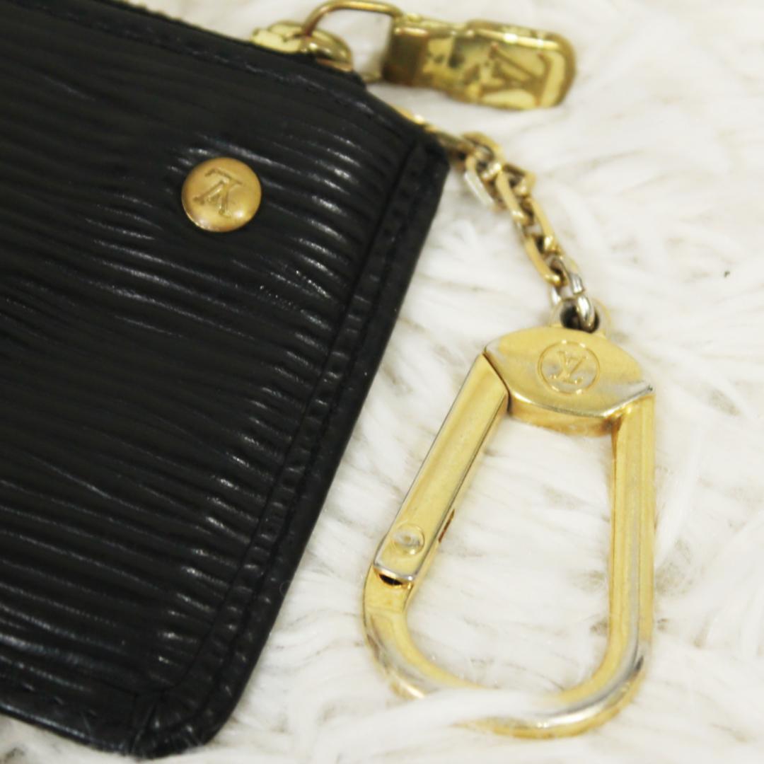 美品 ルイヴィトン ケース 小銭入れ エピ ポシェットクレ ブラック