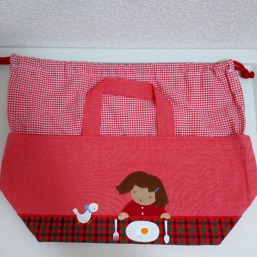 『ファミリア』廃盤レア デニムバッグ 巾着 ランチバッグ トートバッグ バッグ