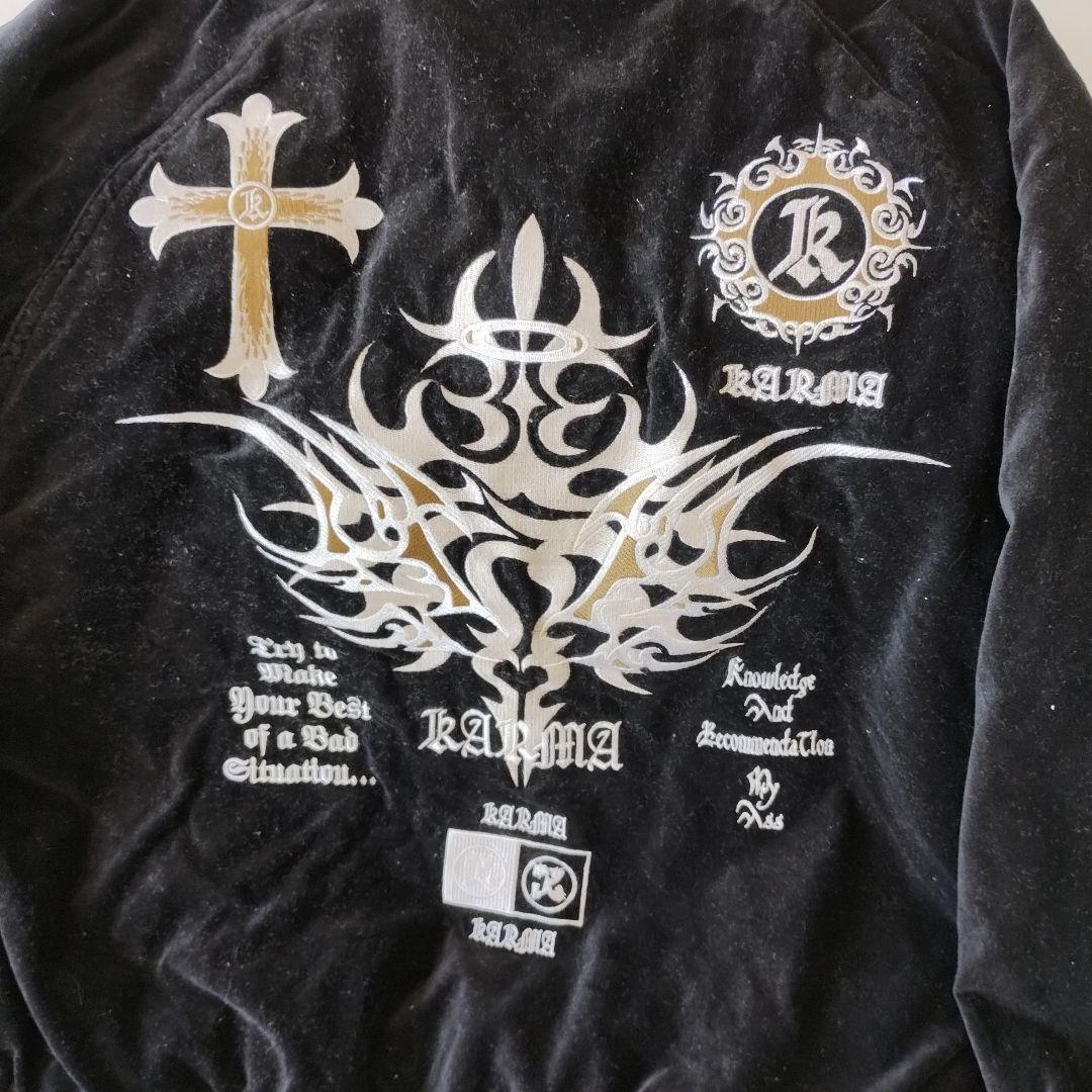 90s KARMA 日本 美品 スカジャン 別珍 unisex vintage
