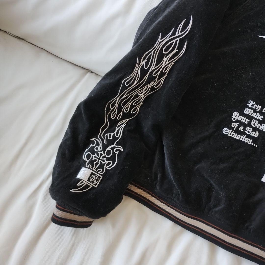 90s KARMA 日本 美品 スカジャン 別珍 unisex vintage