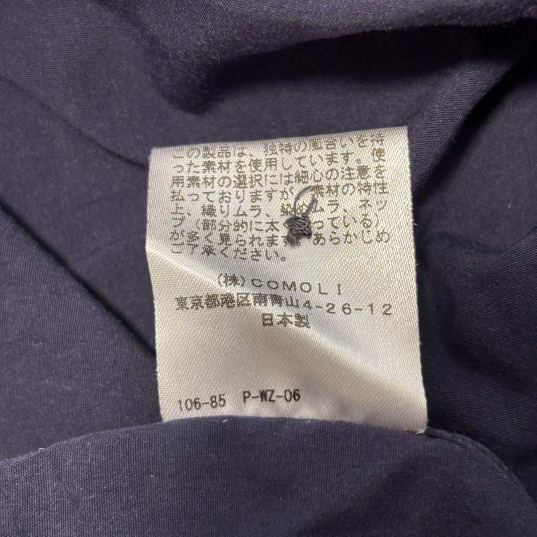 【名作良品】comoli コモリ バンドカラーシャツ 3