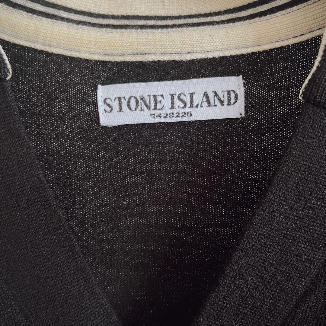 STONE  ウールカーディガン ブラック