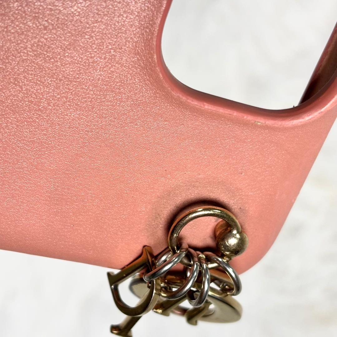 Dior iPhone iPhone ケース ピンク LadyDior チャーム