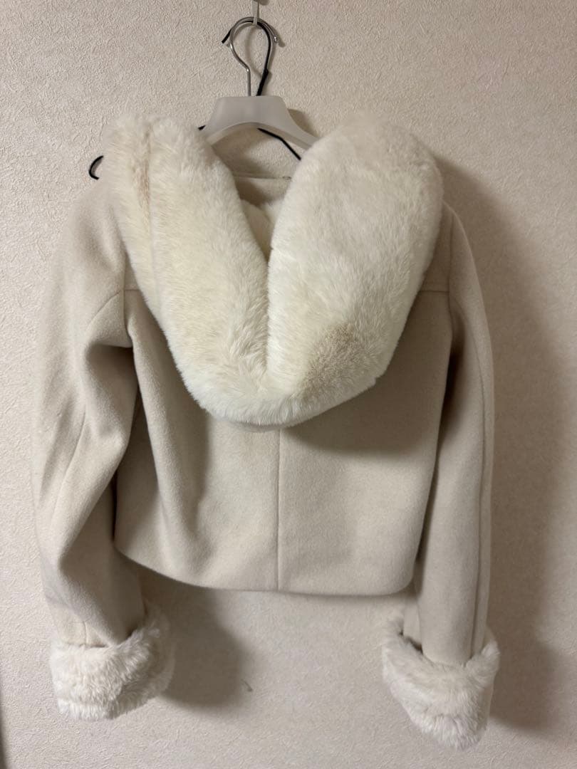 イモちゃん ミシェルマカロン リボンベルトショートコート