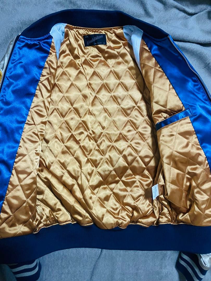 日本製 美品 Hoshihime 鷲 日本限定 スカジャン unisex サテン