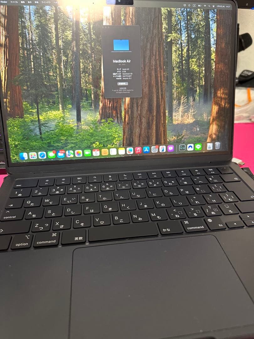 MacBookAir 2022 M2 8GB 256GB美品