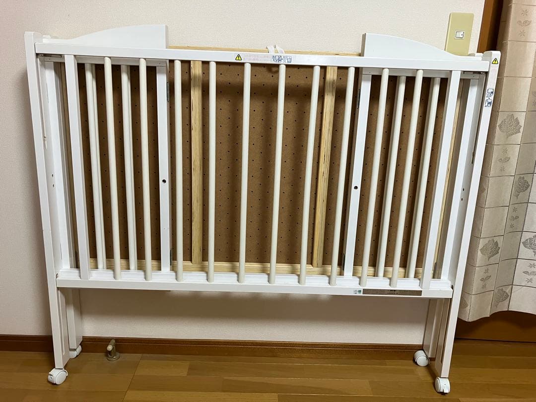 ベビーベッド スリーピー 折りたたみ ワンタッチハイベッドパル ホワイト