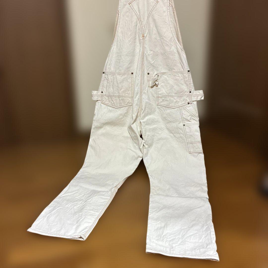 パンツ woodsman biboveralls 30 natural waist100