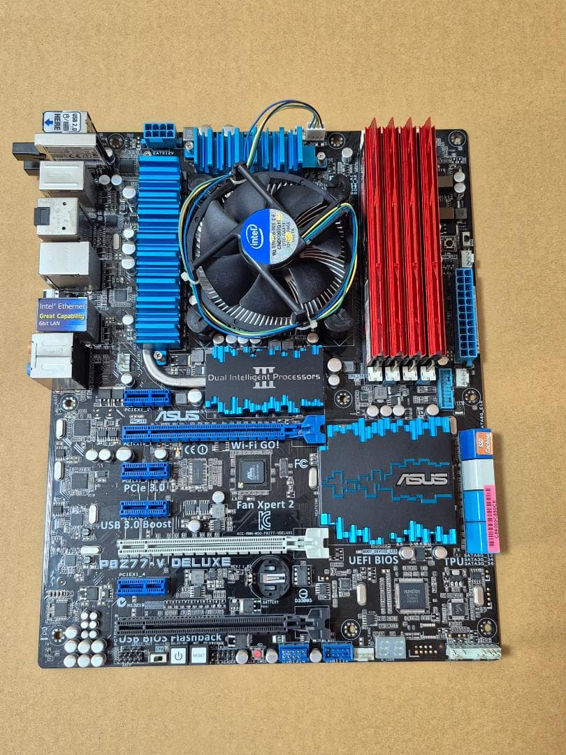 ASUS P8Z77-V DELUXE マザーボード&Corei7-3770K