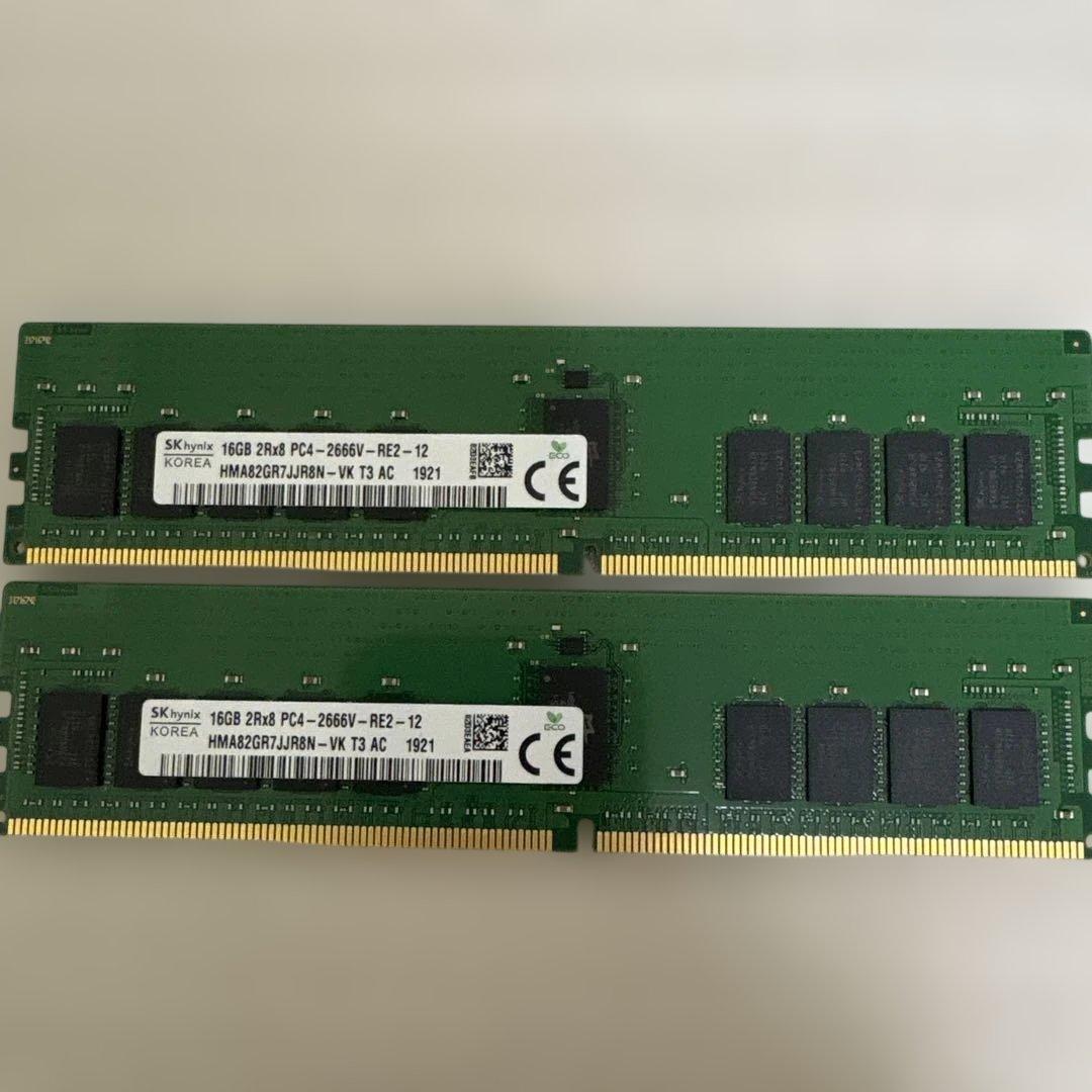 SK hynix 16GB PC4-2666V 2枚