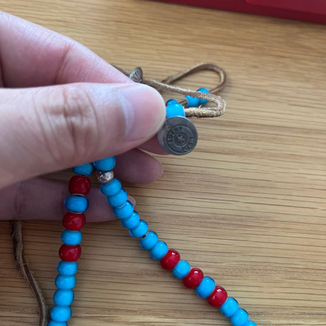 ラッキージョン　ビーズネックレス　ベアークロー