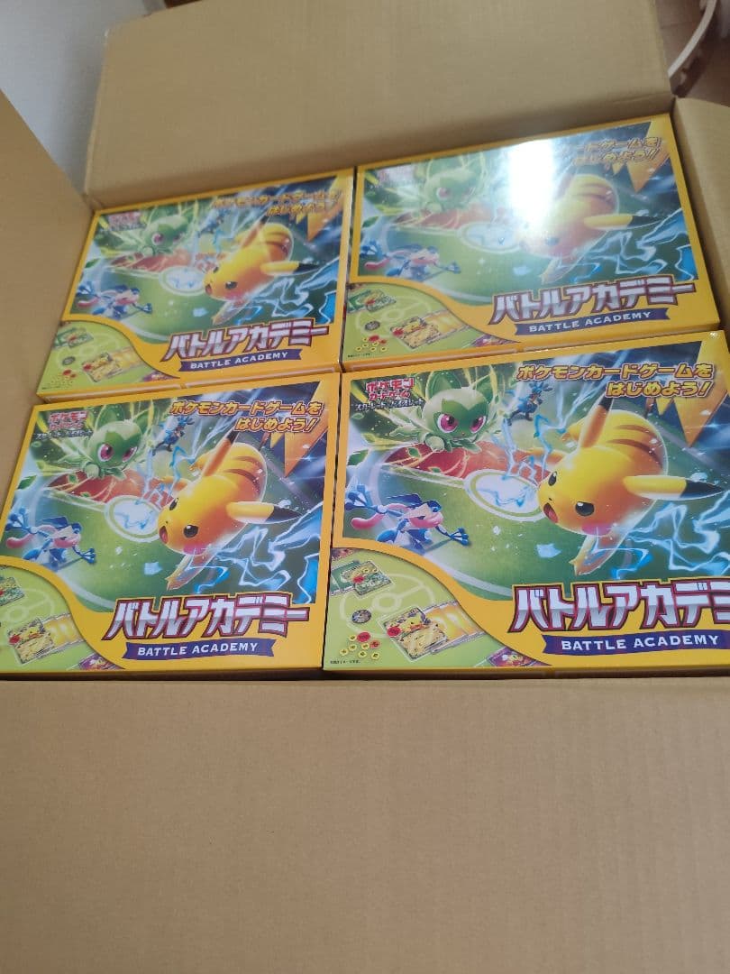⭐️☆新品 バトルアカデミー 12個 シュリンク付 ポケモン カートン
