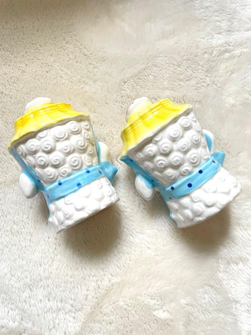 ヴィンテージBrinncoブリンコ ソルト＆ペッパー陶器ひつじ·͜· ♡