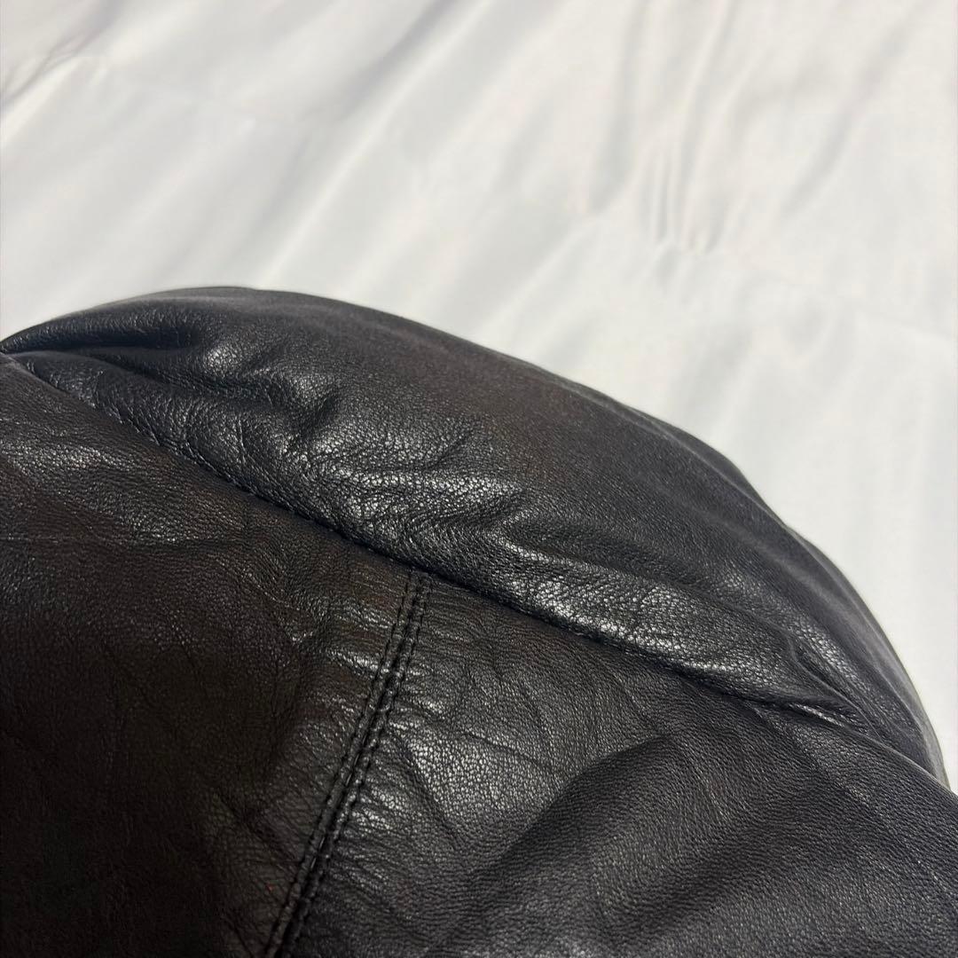 た*ご様 80s Eddie Bauer レザー ダウンジャケット