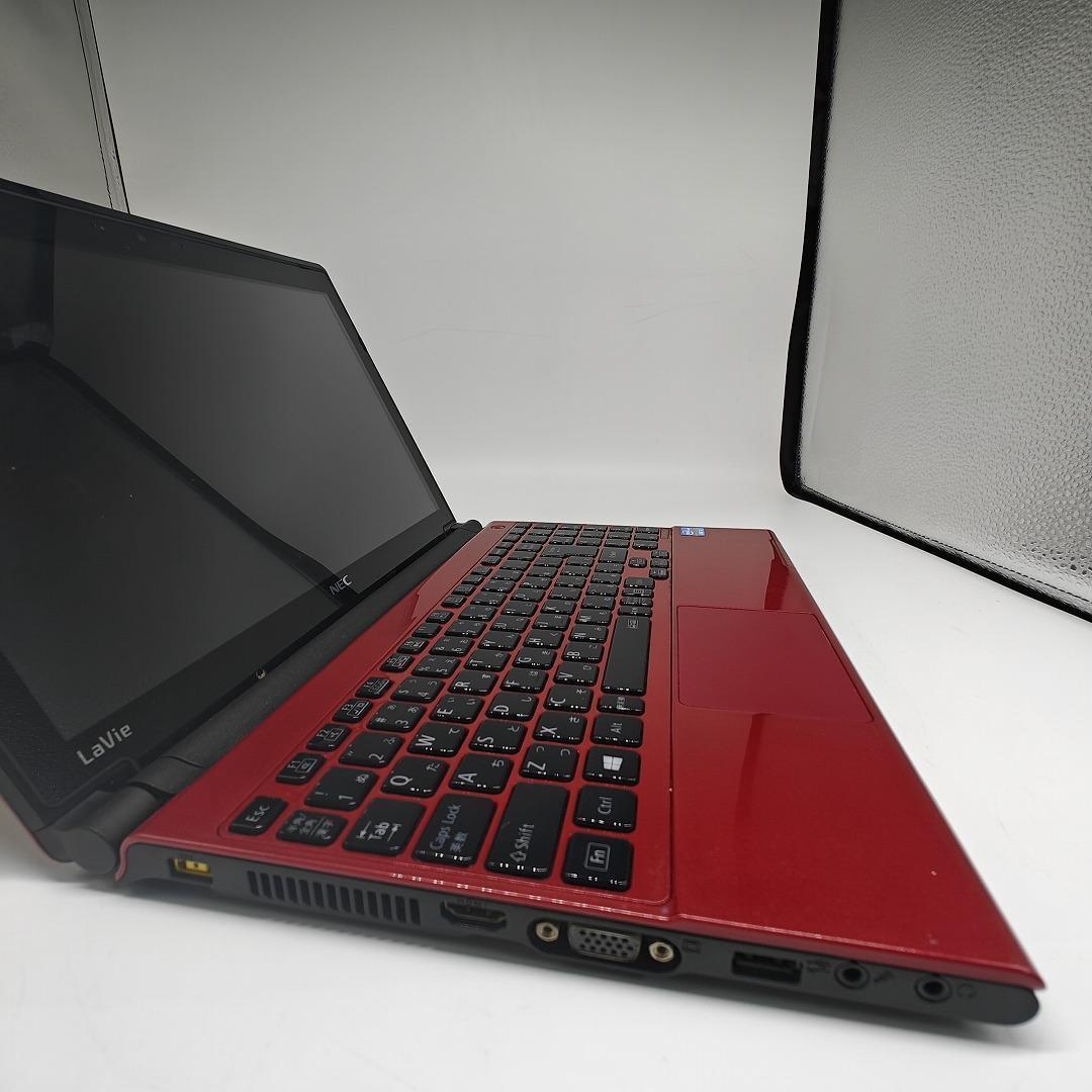 【NEC】LAVIE 高性能i7 SSD256GB 16GB レッド ノートPC