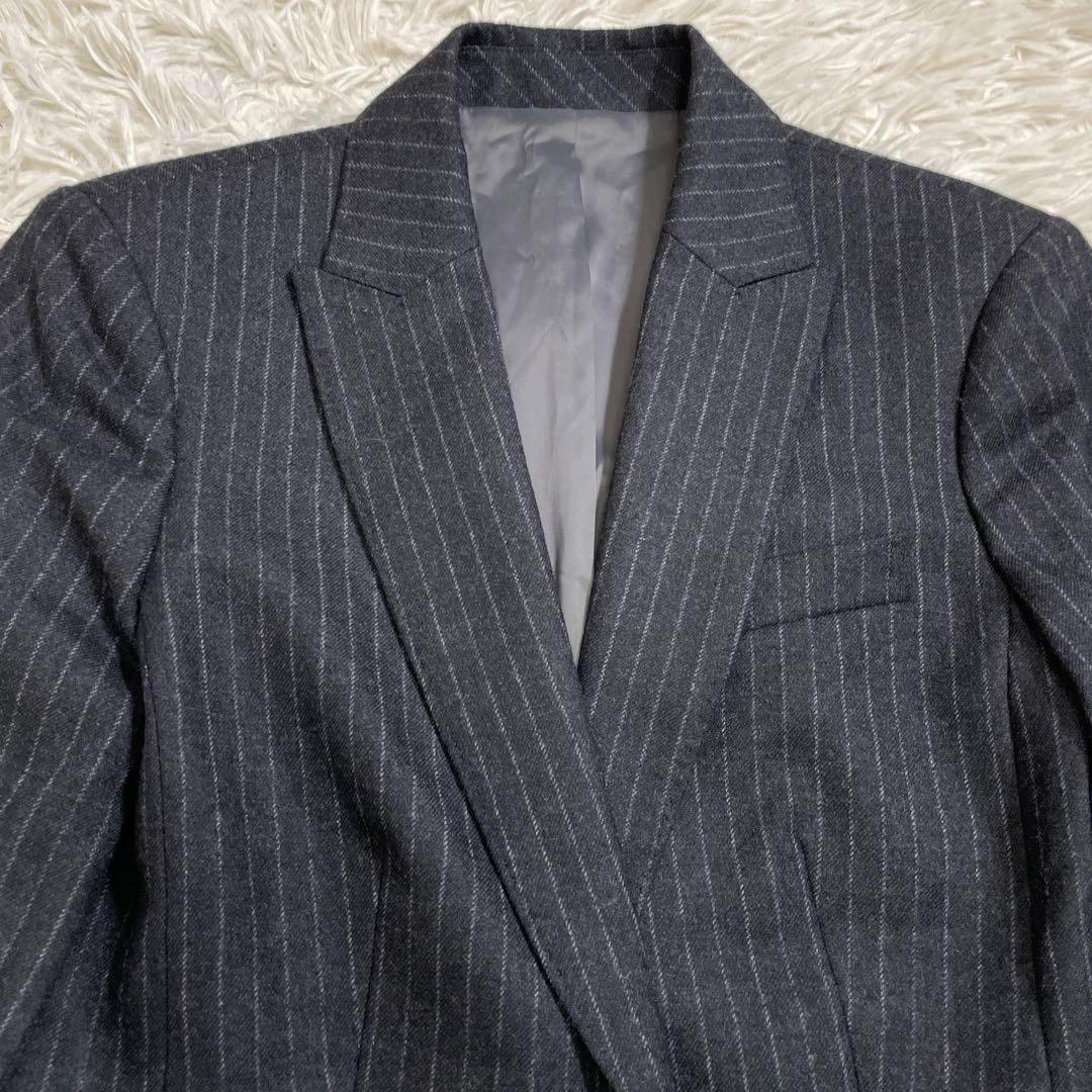 NEW YORKER ニューヨーカー　ストライプ柄　ウール地　上下セットアップ