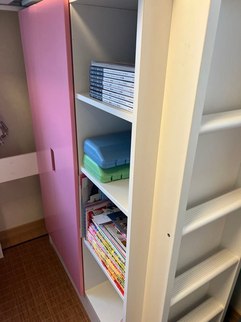 引取り限定⭐︎IKEA STUVA ロフトベッド ピンク
