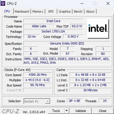 Intel i9 12900 es版