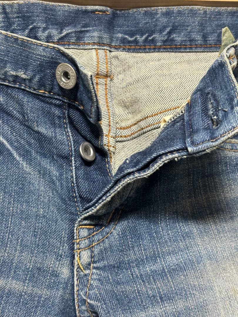 HYSTERIC GLAMOUR フレアデニム y2k ダメージ ローライズ