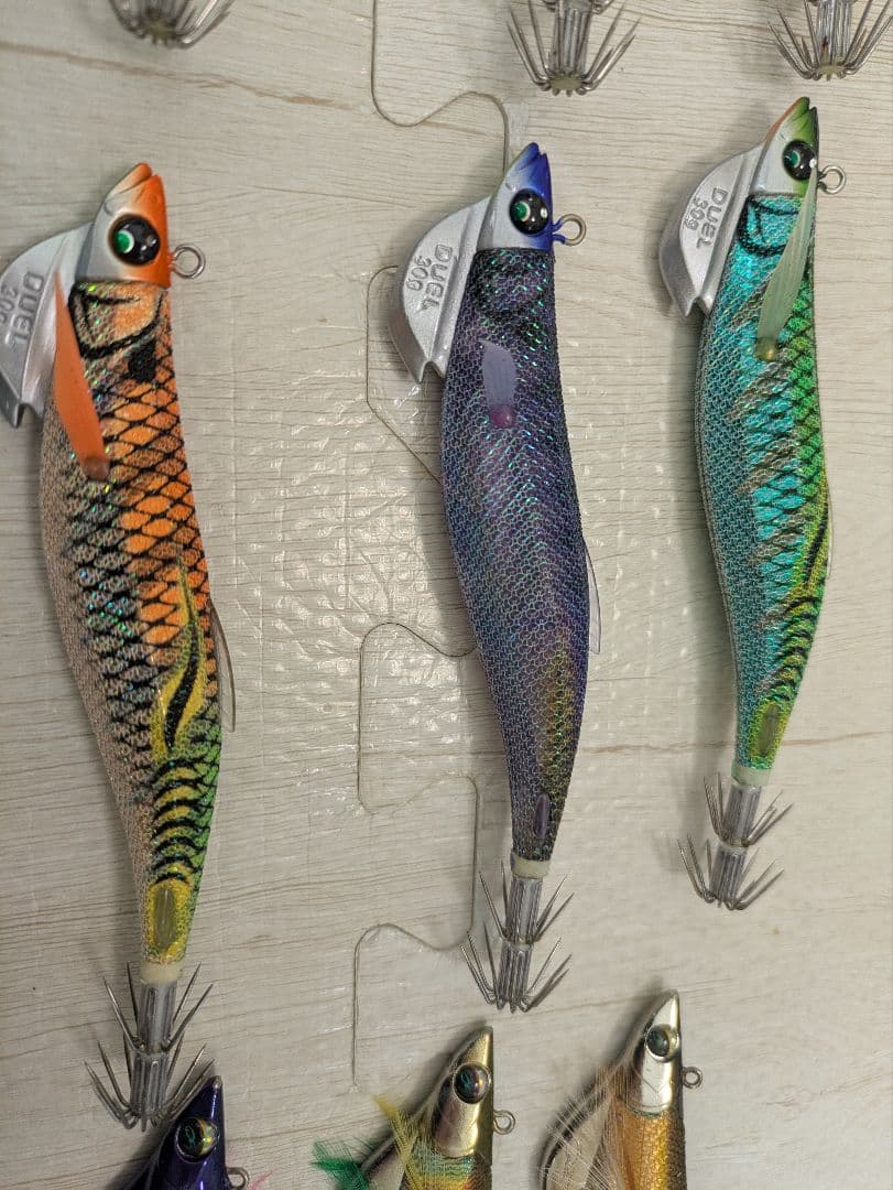 デュエル　ダイワ　バレーヒル　ティップラン　エギ　シマノ　船縁ポーチ