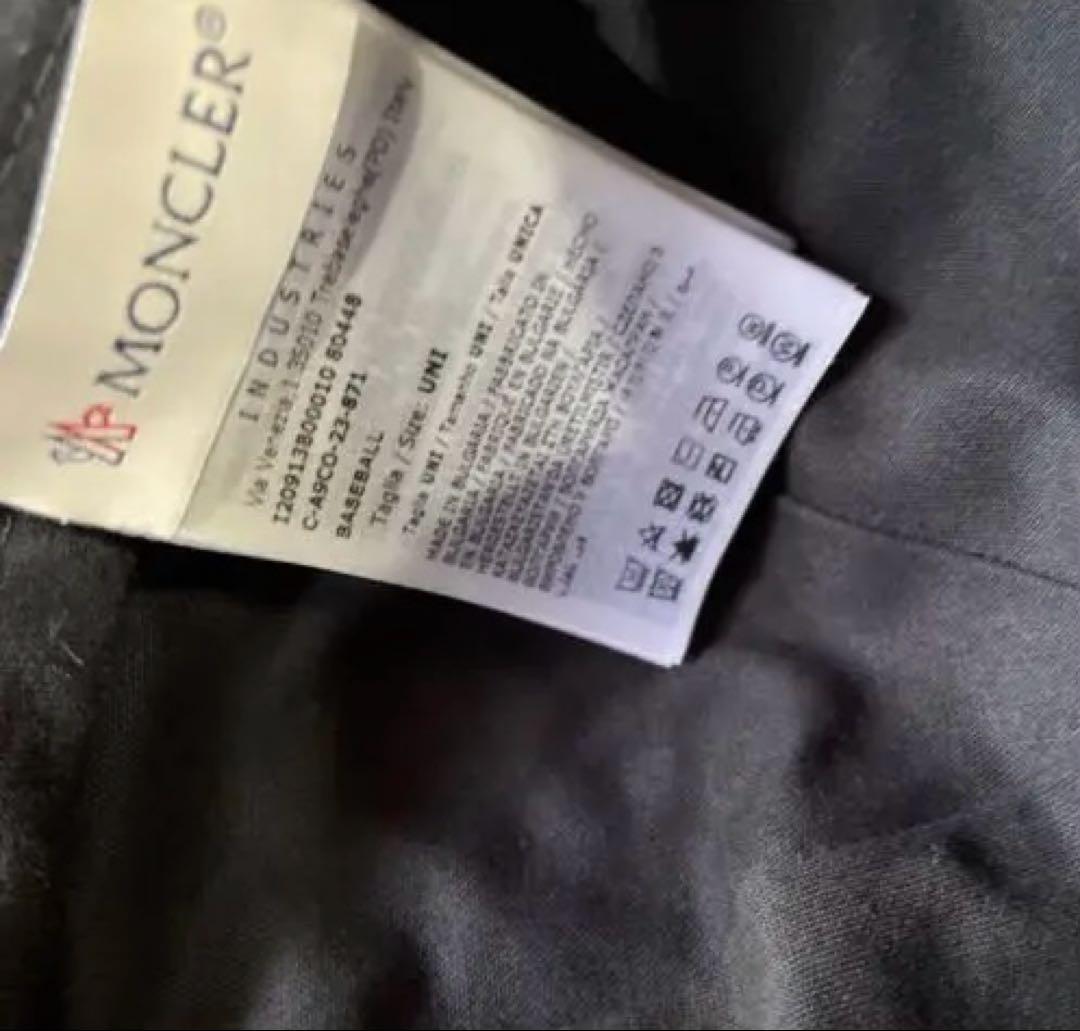 モンクレールフリースベースボールキャップネイビー