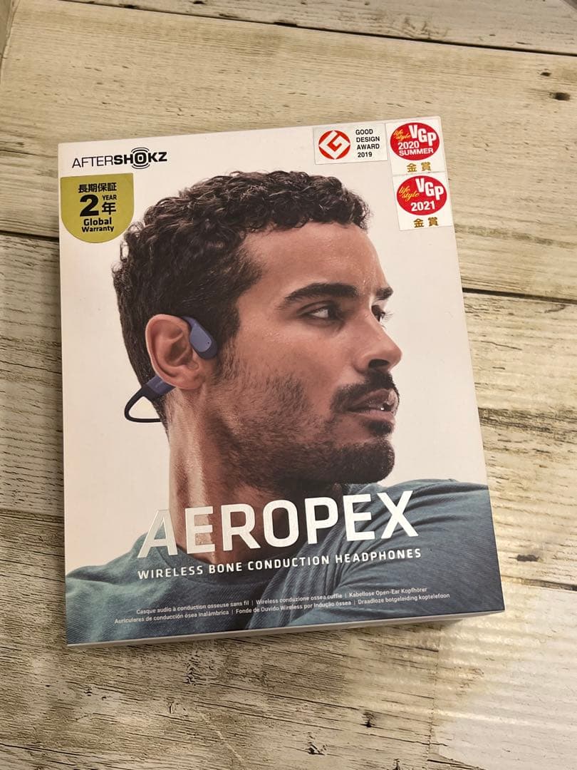 （美品）AFTERSHOKZ AEROPEX Blue Eclipse
