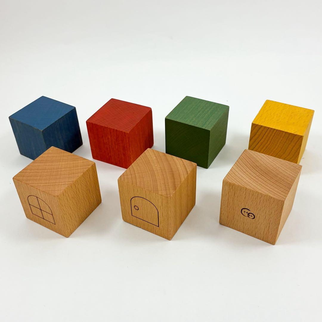 廃盤品 ツミニー　こまーむ　こまむぐ　トラック　積み木　木製おもちゃ