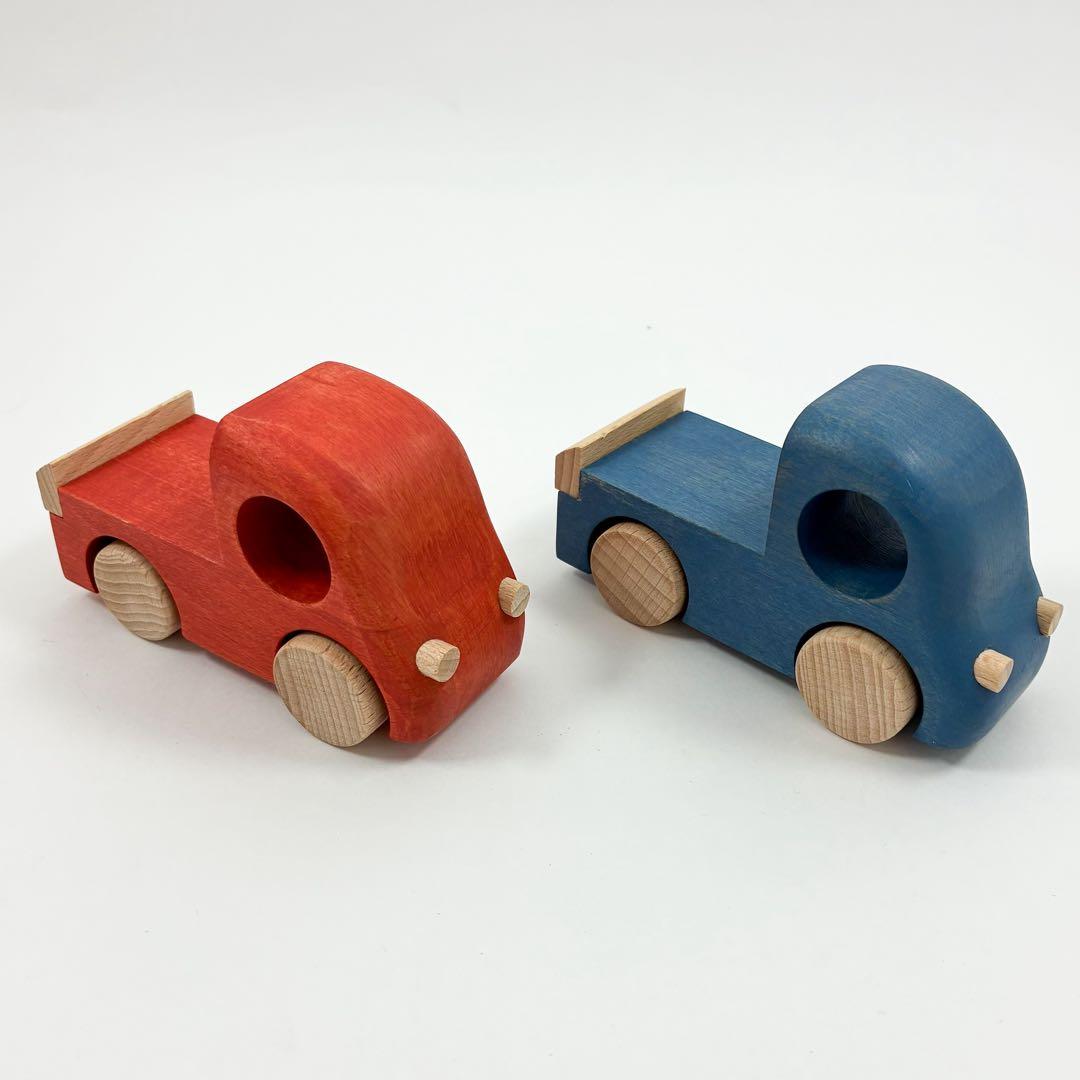 廃盤品 ツミニー　こまーむ　こまむぐ　トラック　積み木　木製おもちゃ