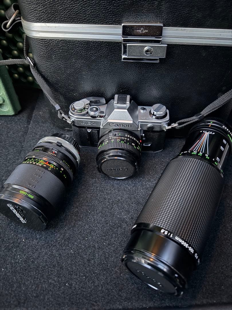 Canon AE-1 本体＋レンズ3本セット