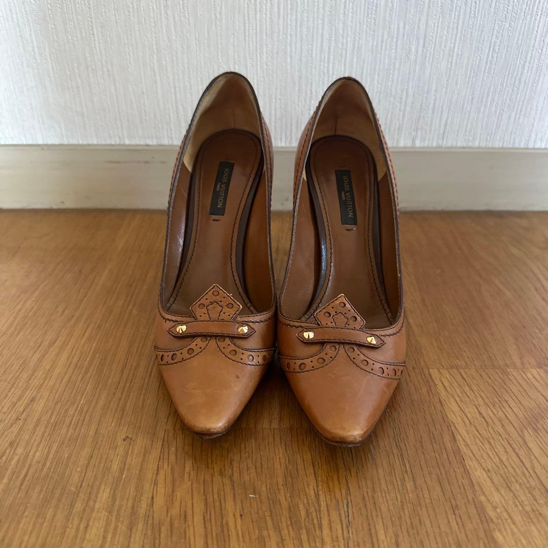 Louis Vuitton ブラウンハイヒール36