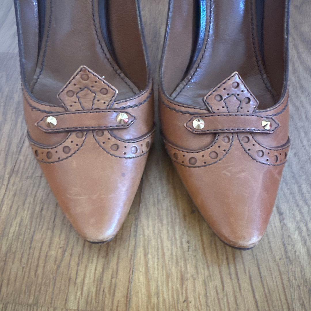 Louis Vuitton ブラウンハイヒール36