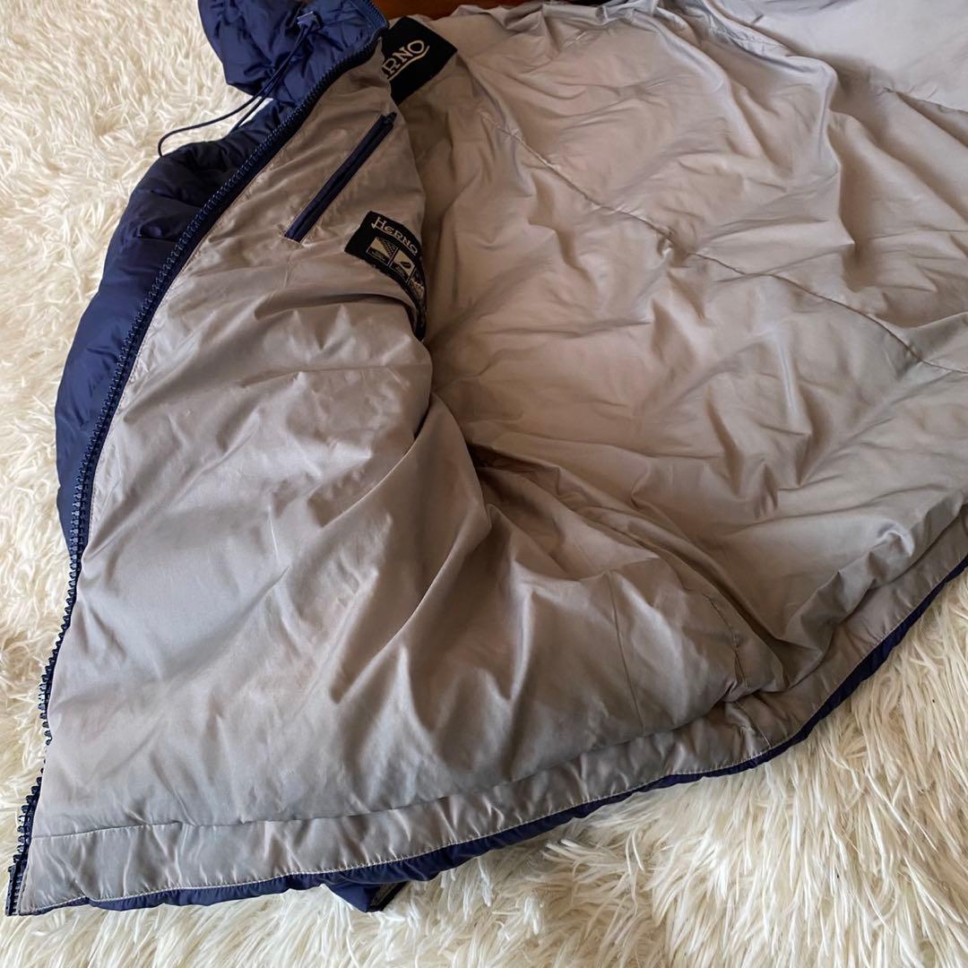 【希少◦2XL✨】HERNO ポーラテック ダウンジャケット ネイビー 52