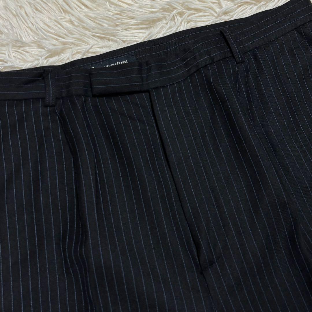 美品 アクアスキュータム レディース スーツ セットアップ ワイドパンツ 15号