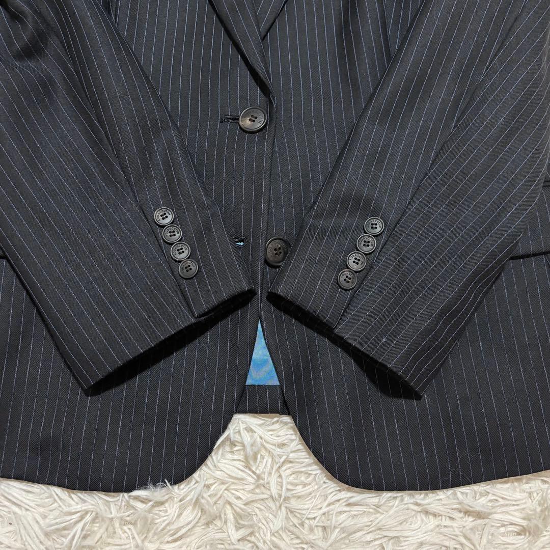 美品 アクアスキュータム レディース スーツ セットアップ ワイドパンツ 15号